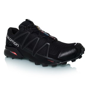 Salomon Speedcross 4 - Mens Trail Running Shoes - Black