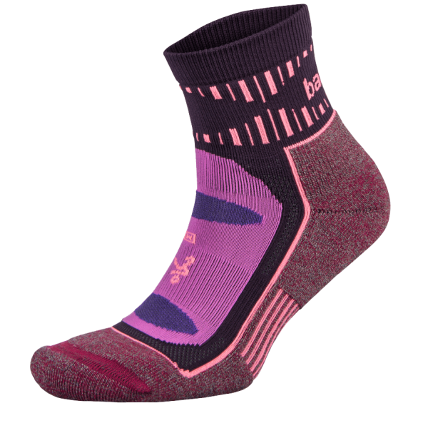 Balega Blister Resist Quarter Running Socks - Pink Wildberry