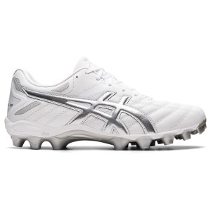 Asics Gel Lethal 19 - Mens Football Boots - White/Pure Silver
