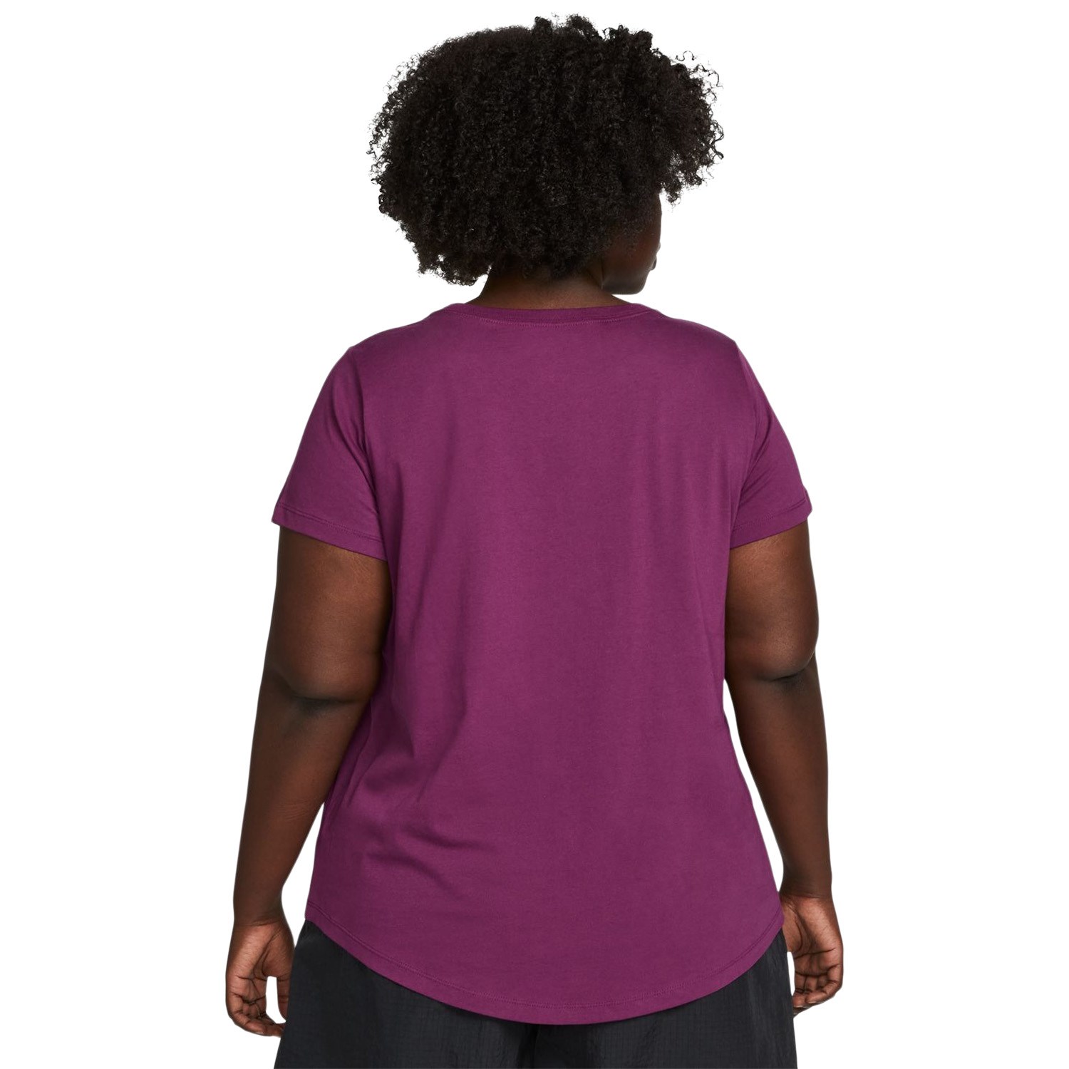 Nike Sportswear Essential Womens T-Shirt - Plus Size - Sangria