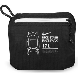 Nike Stash Backpack Bag - Triple Black/White