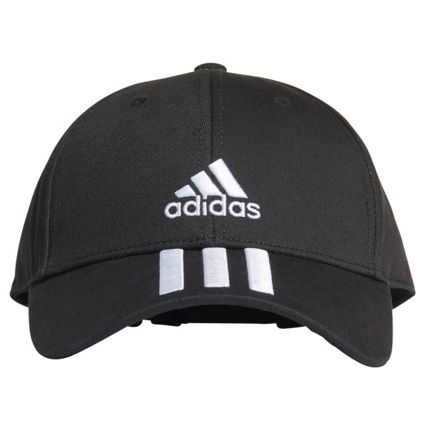 Adidas 3-Stripes Twill Baseball Cap - Black/White