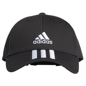 Adidas 3-Stripes Twill Baseball Cap - Black/White