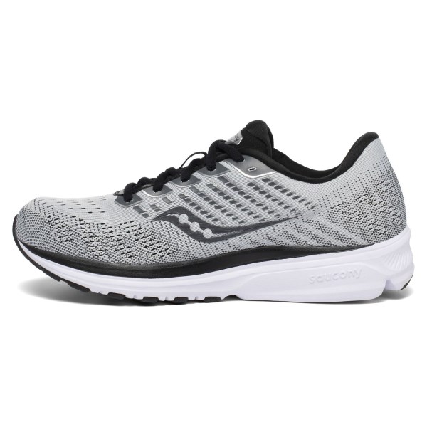 Saucony Ride 13 - Mens Running Shoes - Alloy/Black