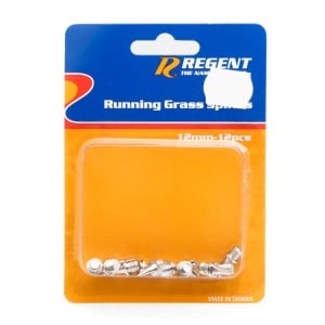 Regent Track & Field Running Replacement 12mm Grass Spikes - 12 Pack