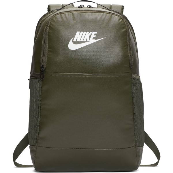 Nike Brasilia Medium Training Backpack Bag - Cargo Khaki/White