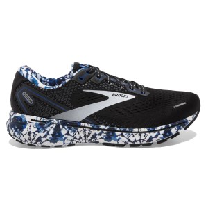 Brooks Ghost 14 - Mens Running Shoes - Black/White/True Blue