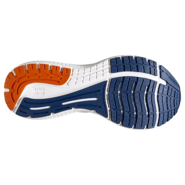 Brooks Glycerin 19 - Mens Running Shoes - Navy/Blue/Orange