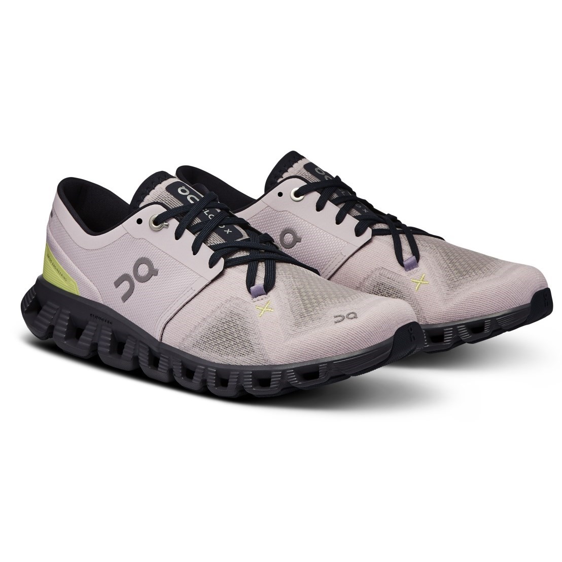 On Cloud X 3 - Womens Running Shoes - Orchid/Iron | Sportitude