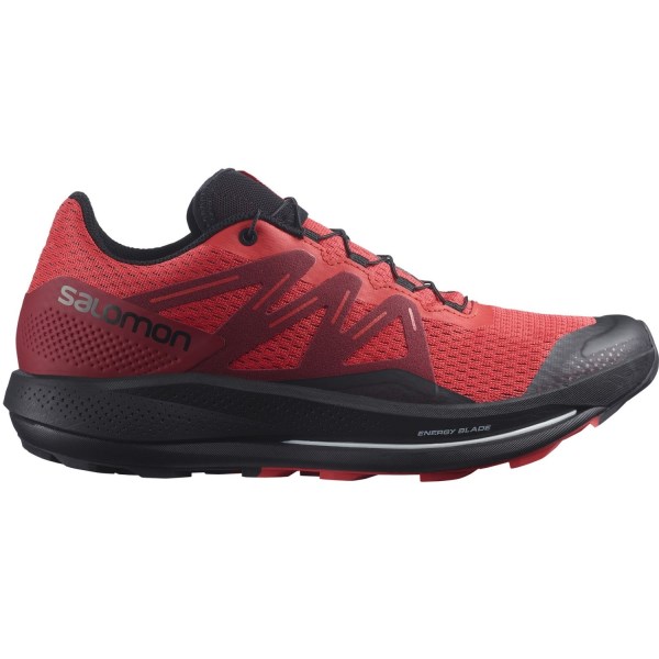 Salomon Pulsar Trail - Mens Trail Running Shoes - Poppy Red/Biking Red/Black