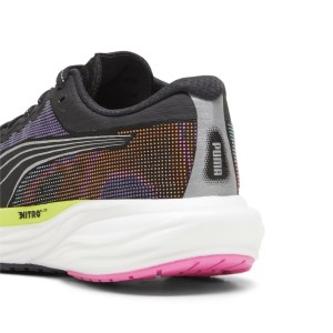 Puma Deviate Nitro 2 Psychedelic Rush - Womens Running Shoes - Black/Lime Pow/Poison Pink