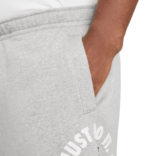 Nike Just Do It Fleece Mens Shorts - Dark Grey/Heather/Iron Grey