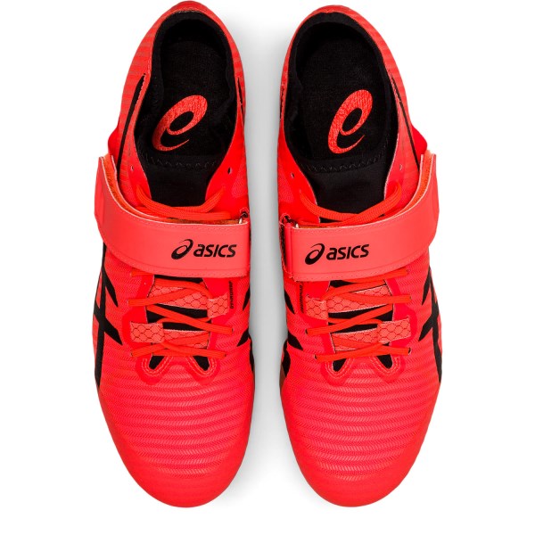 Asics Long Jump Pro 3 - Unisex Long Jump Spikes - Sunshine Red/Black