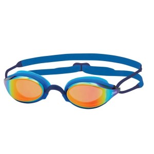 Zoggs Fusion Air Titanium Swimming Goggles - Mirror/Blue/Blue