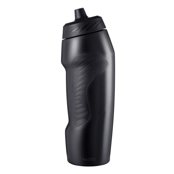 Nike Hyperfuel BPA Free Sport Water Bottle - 946ml - Black/Black/Iridescent
