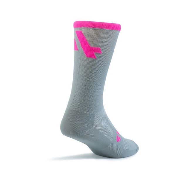 Sub4 Cycling Socks - Grey/Pink