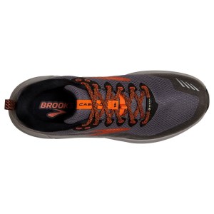Brooks Cascadia 16 GTX - Mens Trail Running Shoes - Black/Ebony/Cinnabar