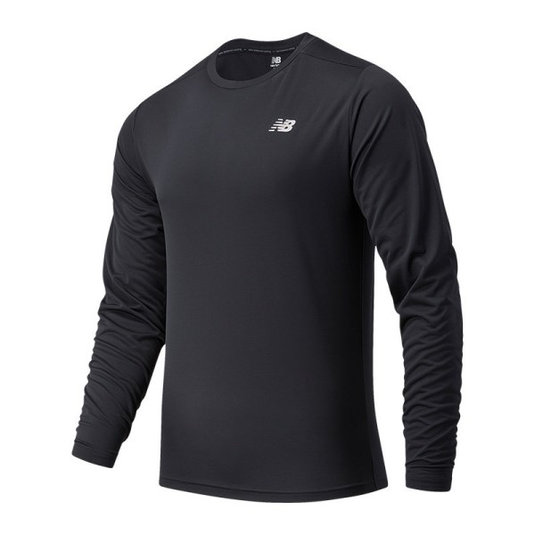 New Balance Core Run Mens Long Sleeve Running T-Shirt - Black