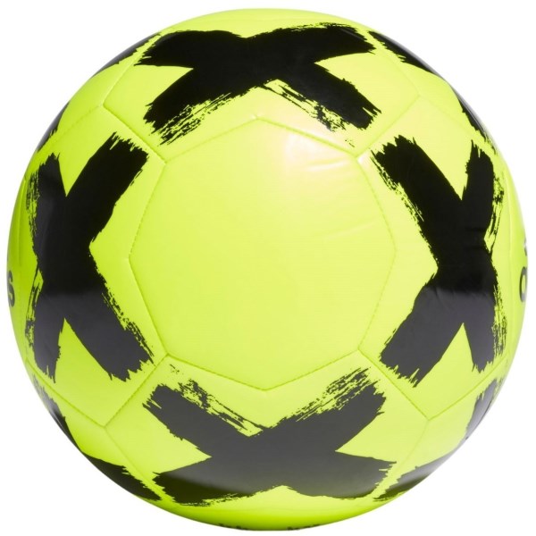 Adidas Starlancer Club Soccer Ball - Solar Yellow/Black