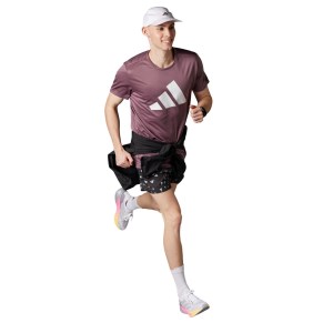 Adidas Run It Mens Running T-Shirt - Shadow Fig