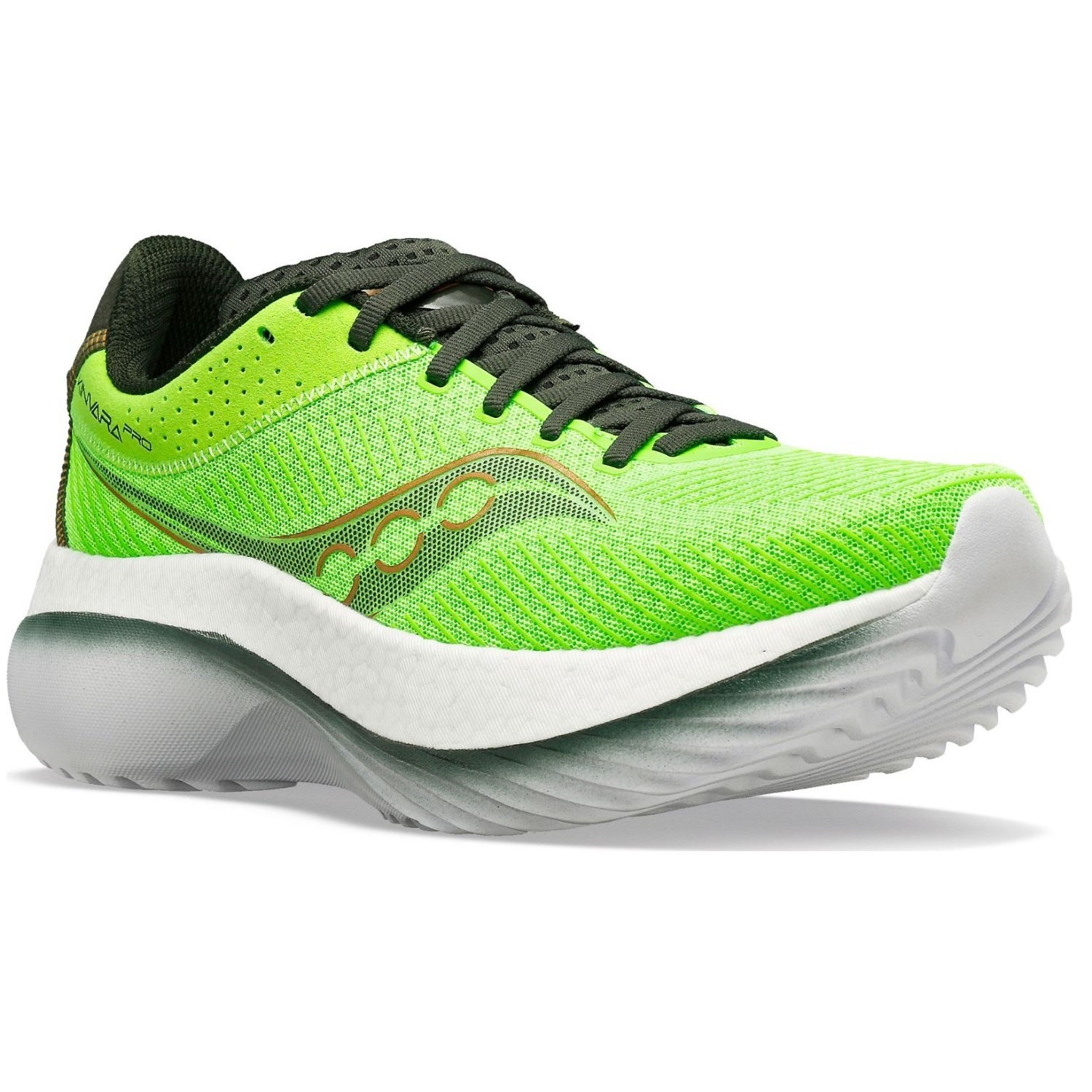 Saucony Kinvara Pro - Mens Running Shoes - Slime/Umbra | Sportitude Running