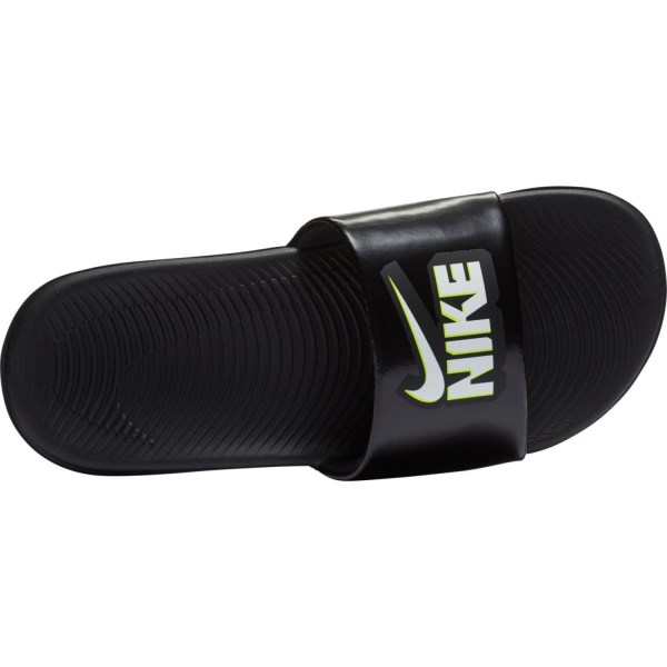 Nike Kawa Slide GS/PS - Kids Slides - Black/White/Volt