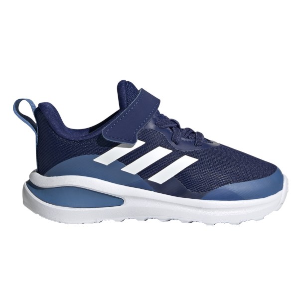 Adidas FortaRun Elastic Lace Top Strap - Toddler Running Shoes - Victory Blue/White/Focus Blue