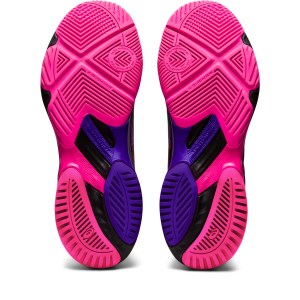 Asics Netburner Ballistic FF MT 3 - Womens Netball Shoes - Black/Pink Glo
