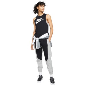Nike Sportswear Womens Muscle Tank Top - Black/White