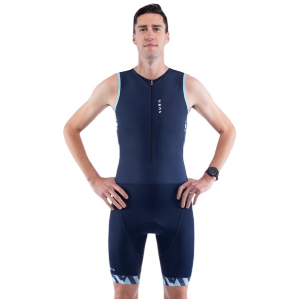 Sub4 Endurance Mens Triathlon Suit - Navy Print