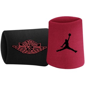 Jordan Jumpman X Wings Basketball Wristbands - Gym Red/Black