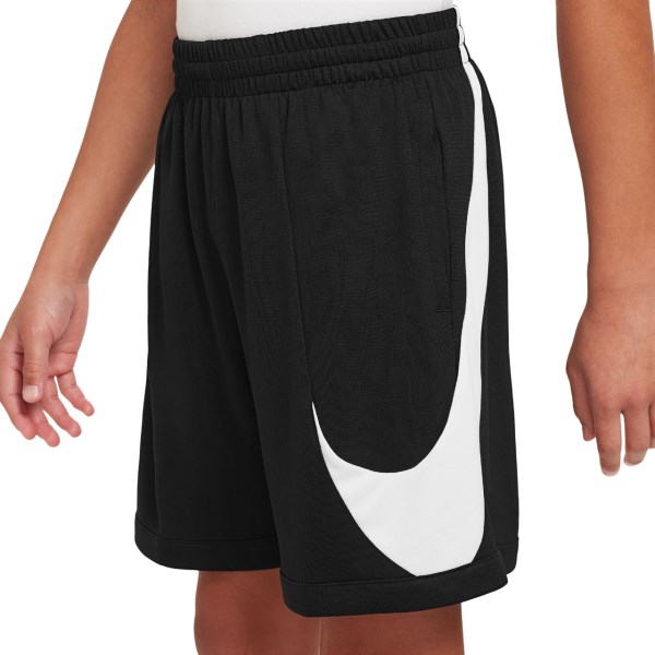 Nike Multi+ Swoosh Kids Training Shorts - Black/White/Black