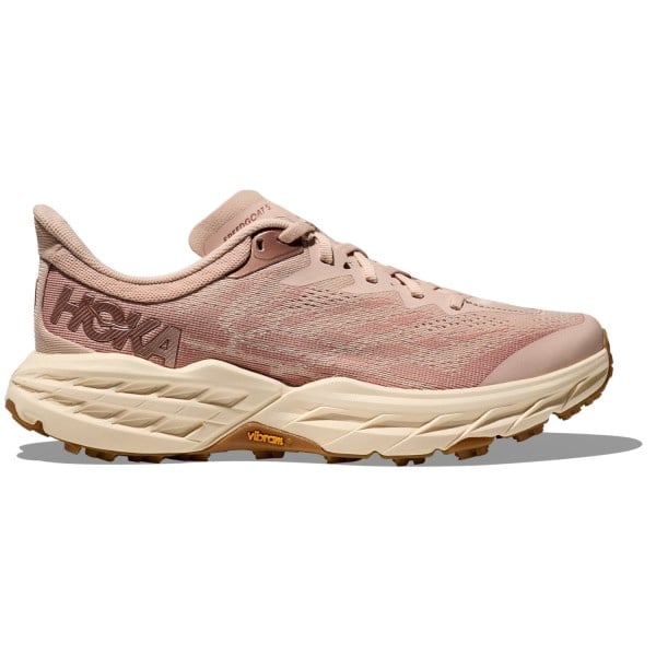 Hoka Speedgoat 5 - Womens Trail Running Shoes - Cream/Sandstone