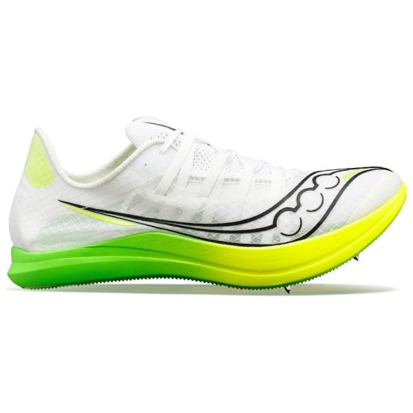 Saucony Terminal VT - Mens Middle Distance Track Spikes - White/Slime ...