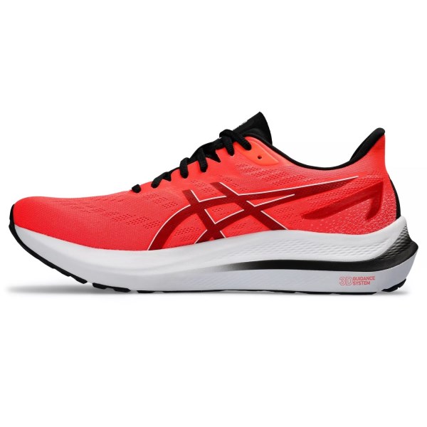 Asics GT-2000 12 - Mens Running Shoes - Sunrise Red/White