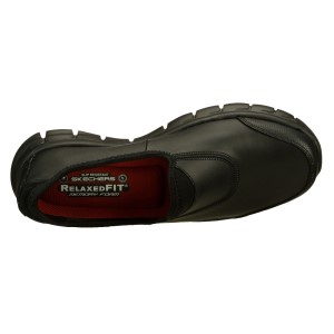 Skechers Sure Track - Womens Slip Resistant Work Shoes - Black