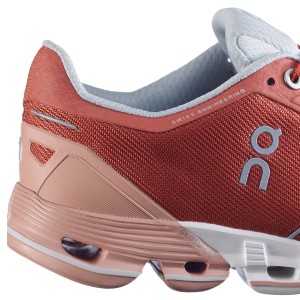 On Cloudflyer Classic - Womens Running Shoes - Ginger/White