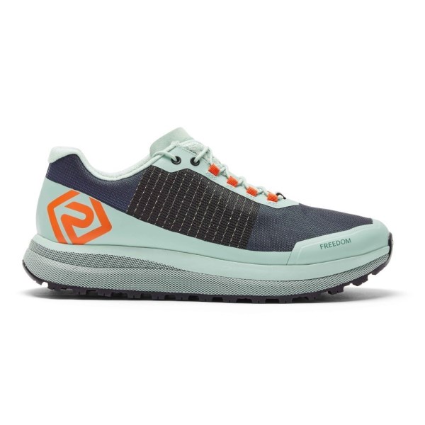 Ronhill Freedom - Womens Trail Running Shoes - Teal/Eggshell/Pastred