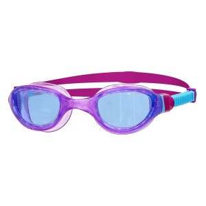 Zoggs Phantom 2.0 Junior - Kids Swimming Goggles - Light Blue/Purple/Blue Tint