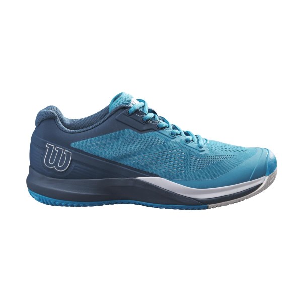 Wilson Rush Pro 3.5 AC Mens Tennis Shoes - Barrier Reef/Majolica Blue/White