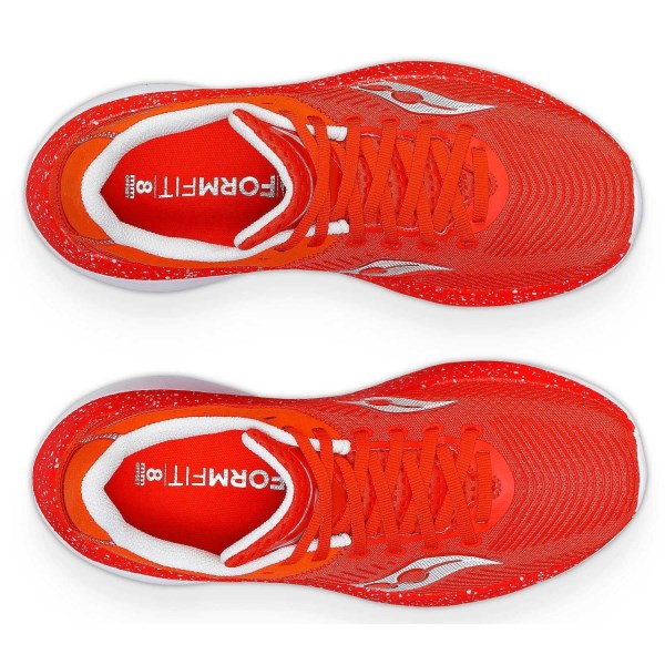 Saucony Kinvara Pro - Womens Running Shoes - Infrared/Fog