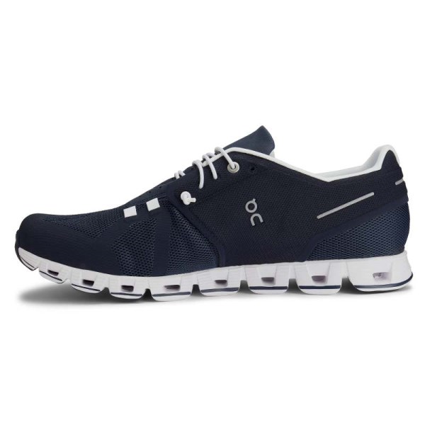 On Cloud - Mens Running Shoes - Navy/White