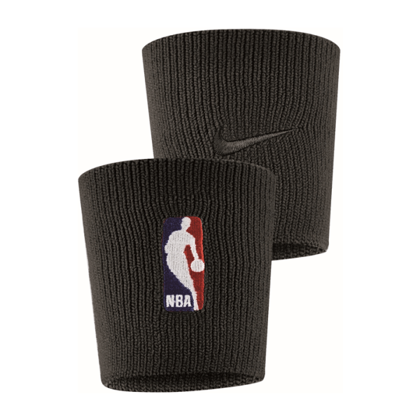 Nike NBA On Court Wristbands - Black/White