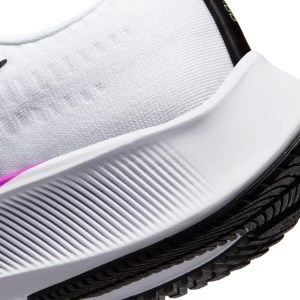 Nike Air Zoom Pegasus 37 - Mens Running Shoes - White/Black/Hyper Violet/Flash Crimson