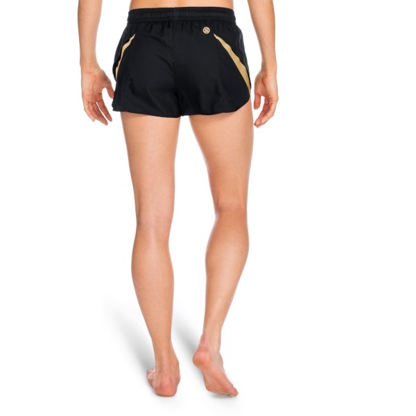 Skins Plus Rush Womens Training Shorts - Black/Gold