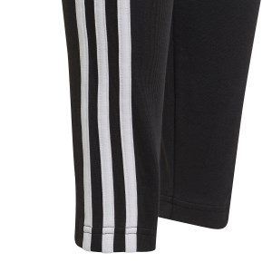 Adidas Essentials 3-Stripes Kids Girls Leggings - Black/White