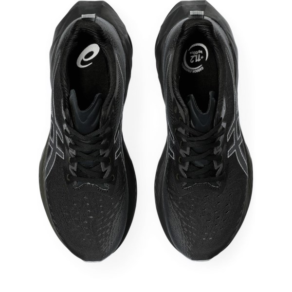 Asics NovaBlast 4 - Mens Running Shoes - Black/Graphite Grey