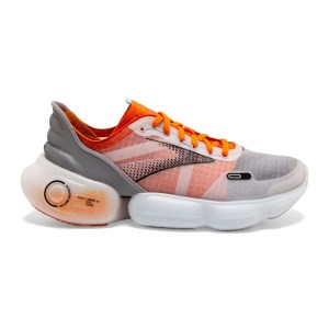 Brooks Aurora BL - Mens Running Shoes - Grey/Orange/Black