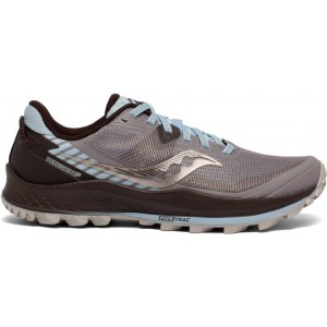 Saucony Peregrine 11 - Womens Trail Running Shoes - Zinc Sky Loom