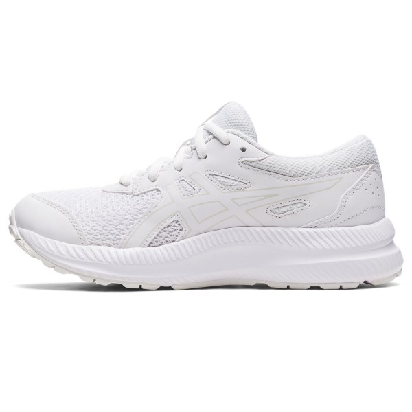Asics Contend 8 GS - Kids Running Shoes - White/Clear